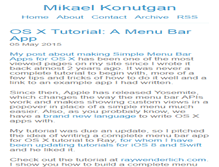 Tablet Screenshot of kmikael.com
